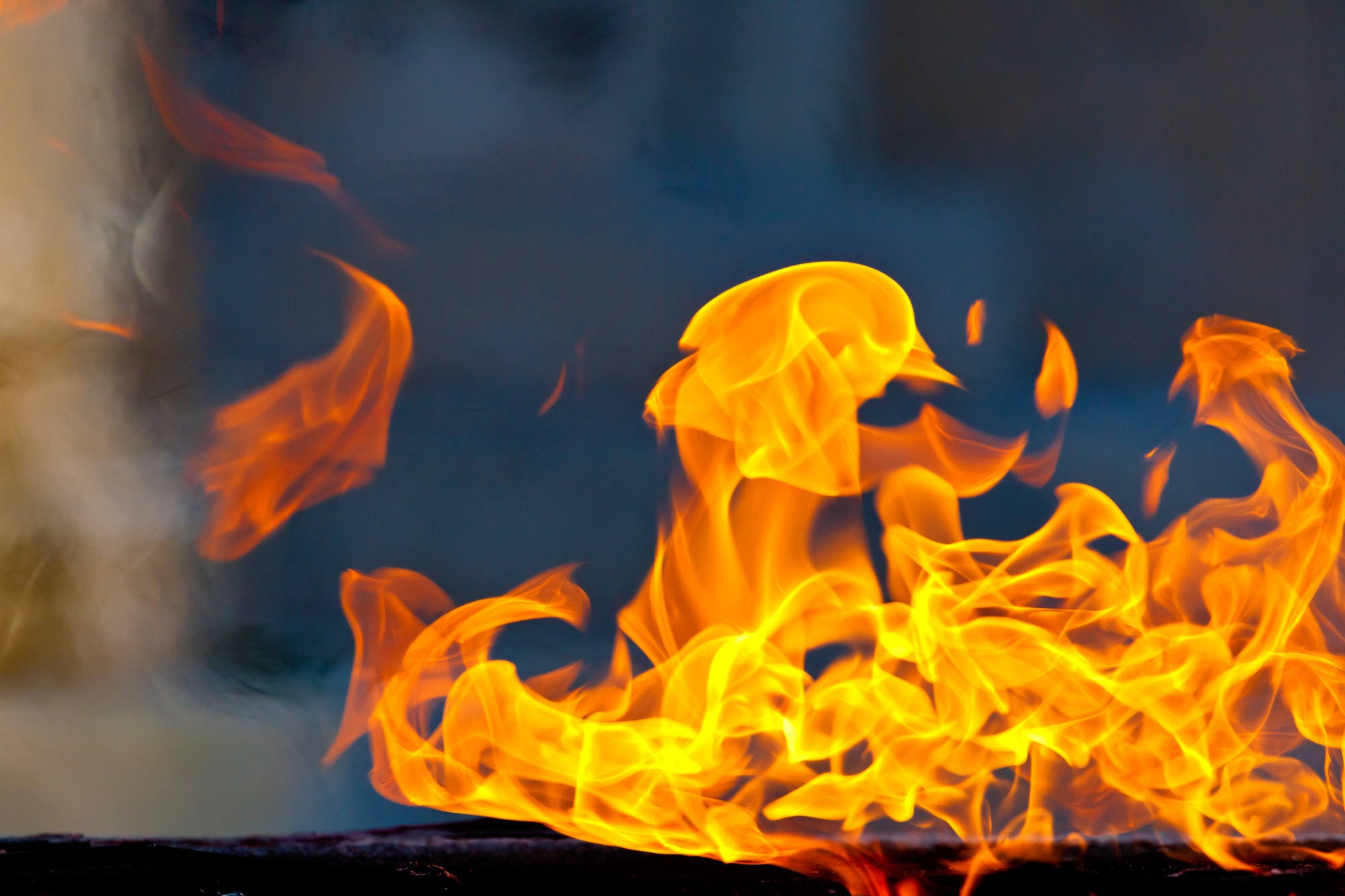 Fire flames