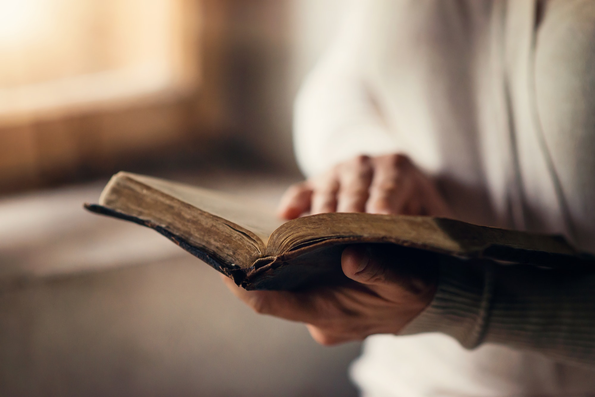 Woman with bible