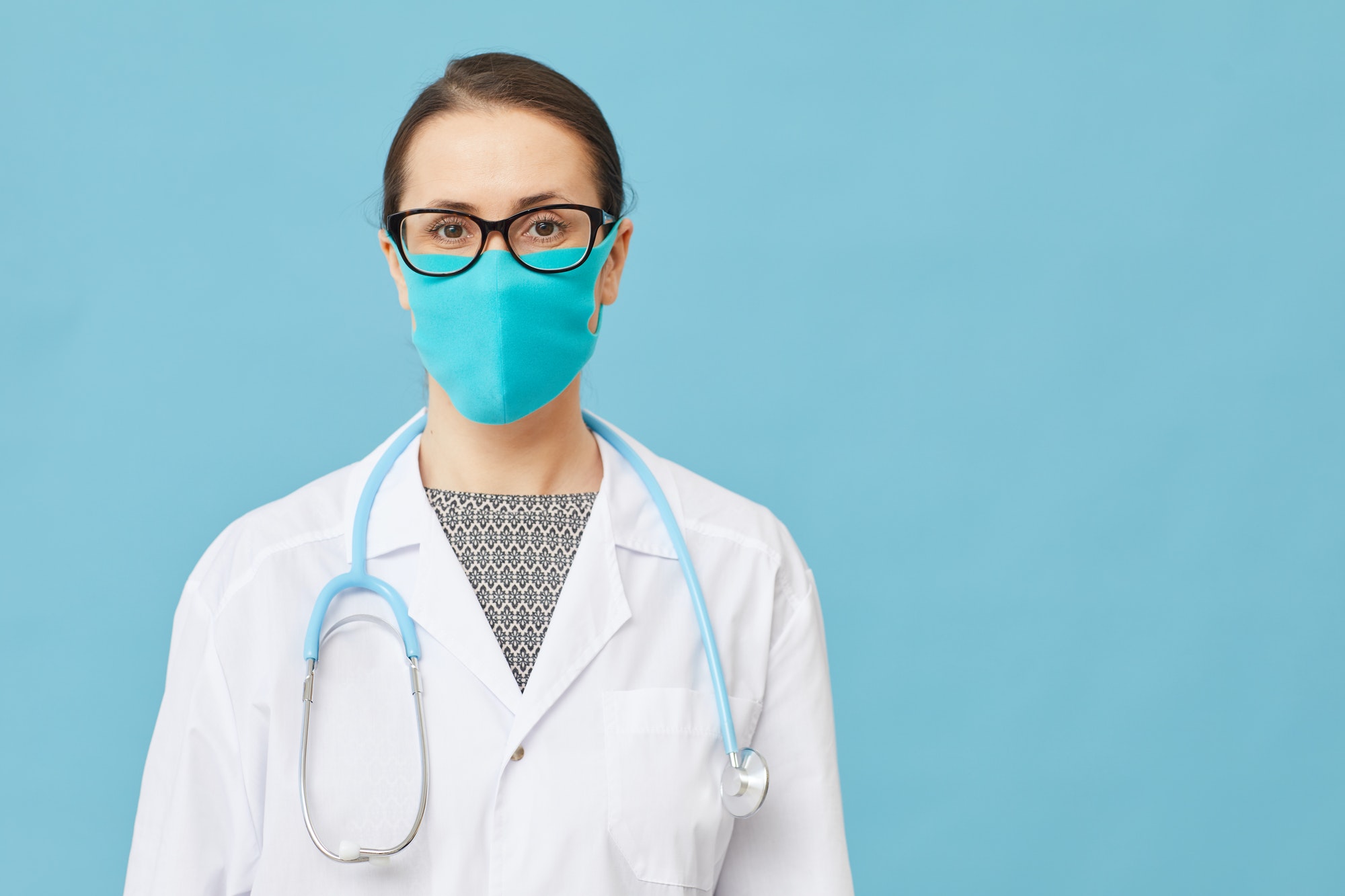 Young nurse in mask
