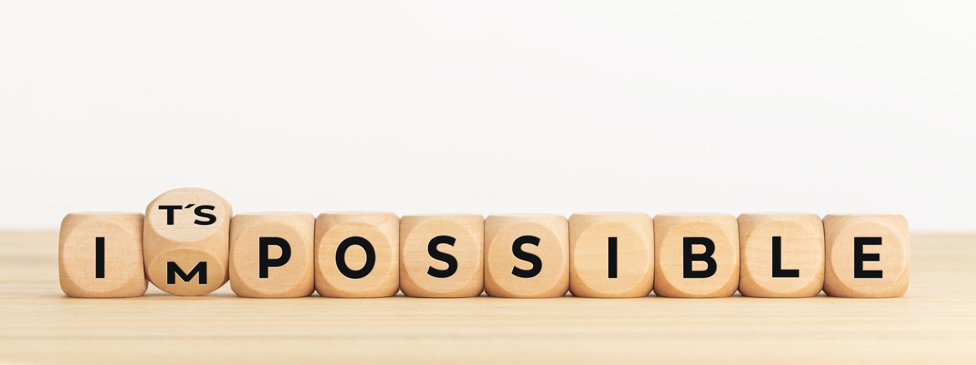 Changing word impossible into its possible