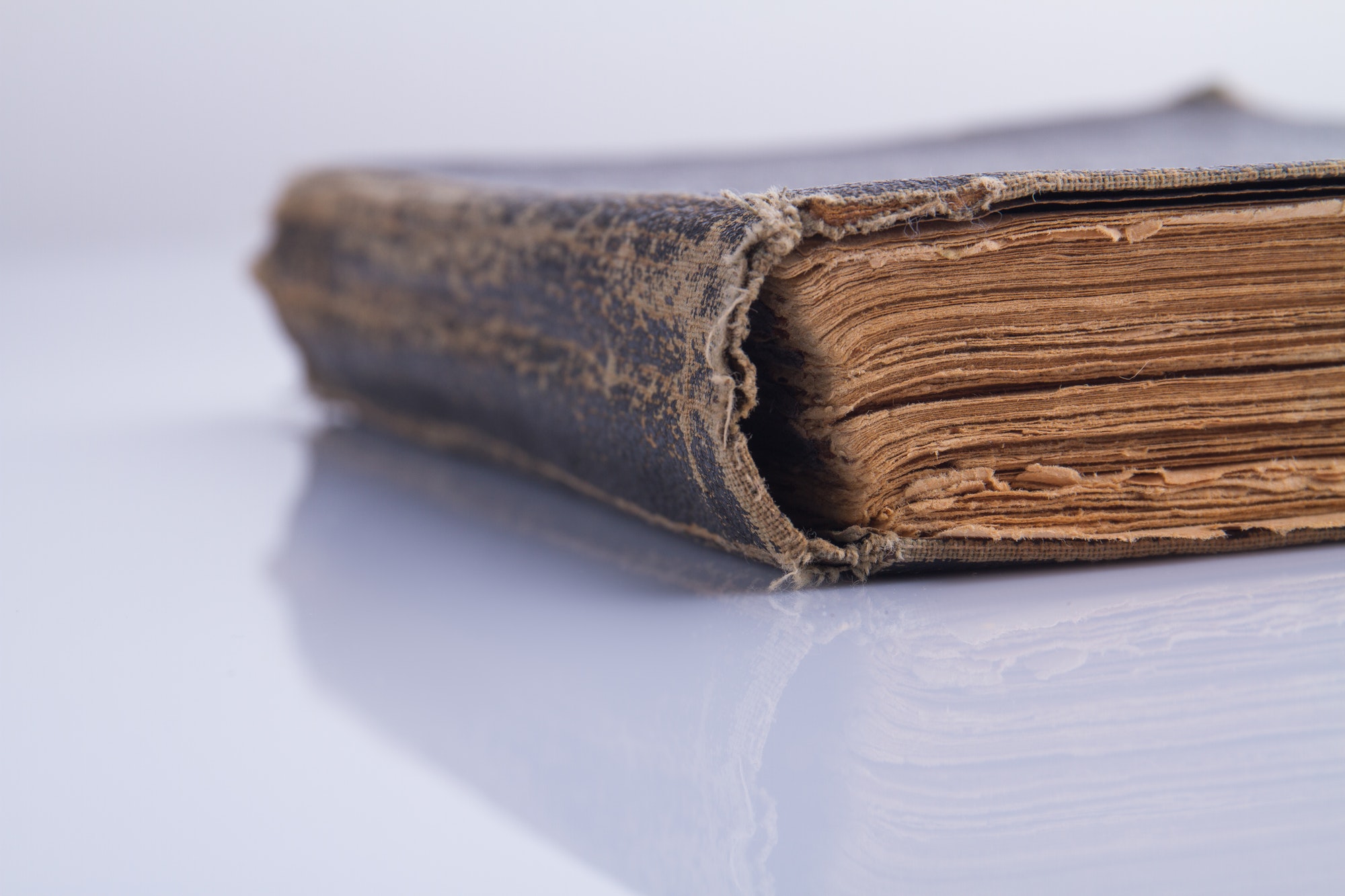 Very old closed book.