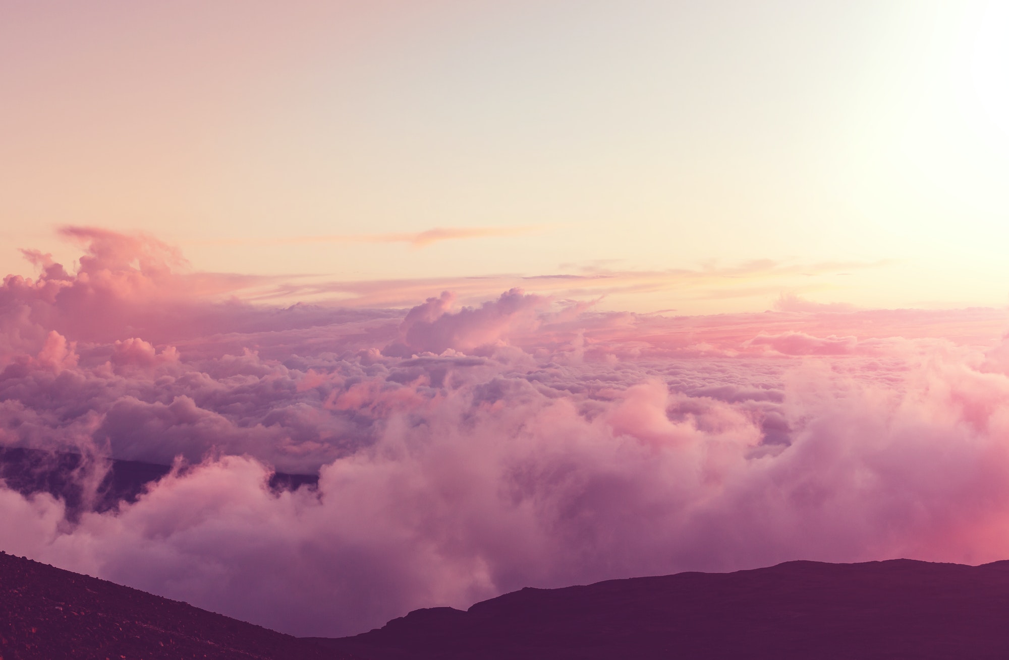 Above clouds
