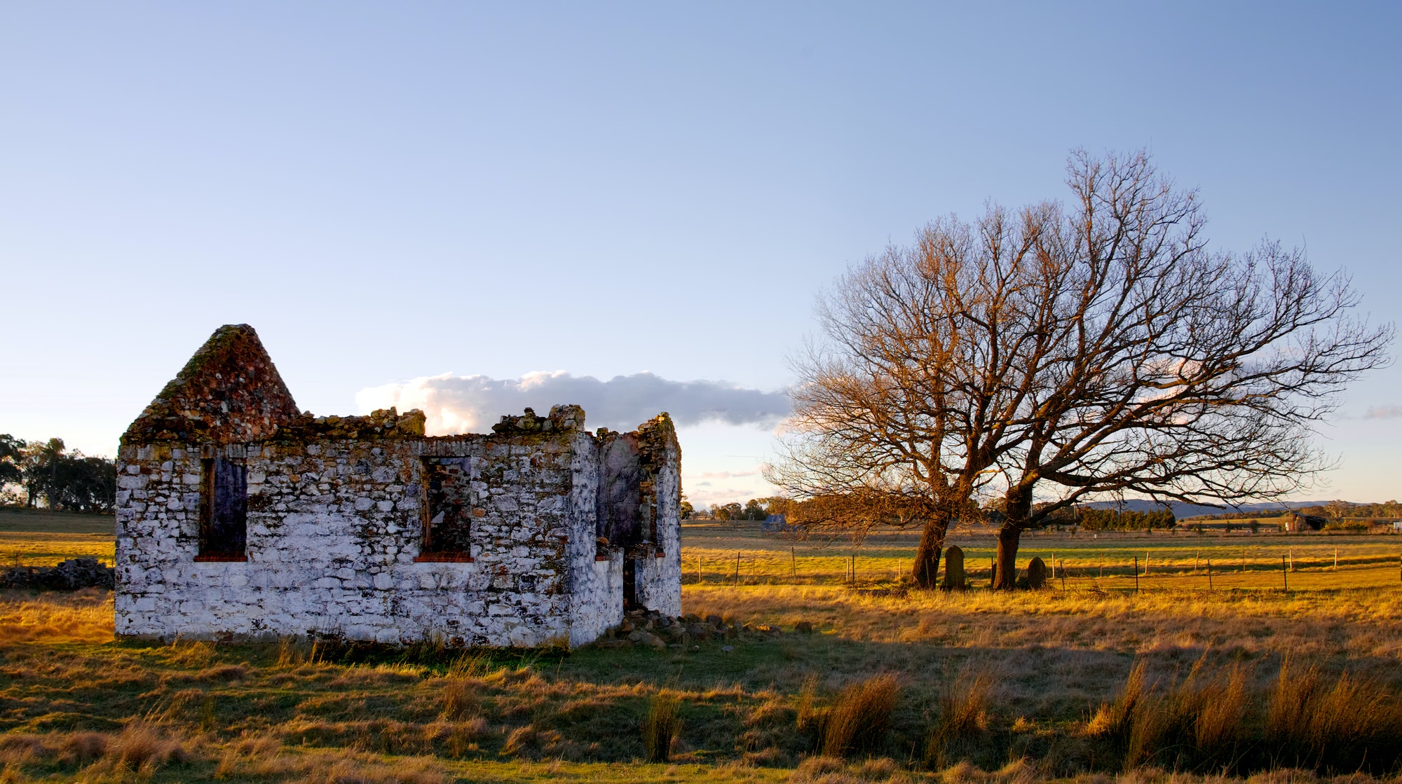Old church ruins